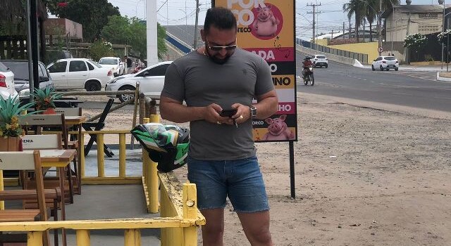 A última foto do empresário tirada pela esposa