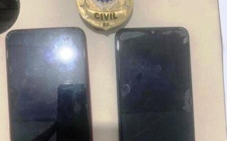 Celulares roubados_ Foto Polícia Civil