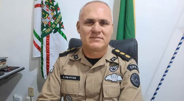 Coronel Adaberto Piton comandante do CPRL 