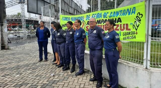 Guarda Municipal realiza doação de sangue_ Foto Ney Silva Acorda Cidade