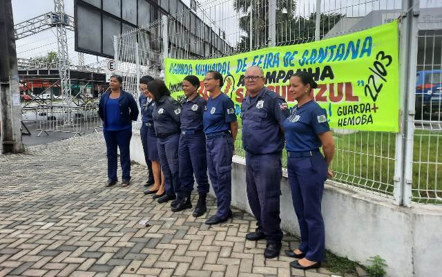 Guarda Municipal realiza doação de sangue_ Foto Ney Silva Acorda Cidade