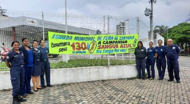 Guarda Municipal realiza doação de sangue_ Foto Ney Silva Acorda Cidade