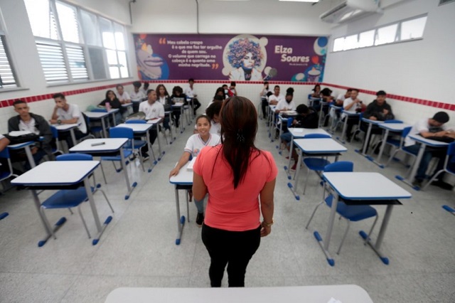 Foto Elói Corrêa -GOVBA - Sala de aula rede estadual