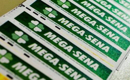 Bilhetes de aposta da mega-sena