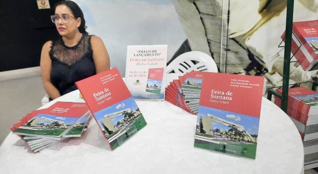 Livro paradidático que conta a história de Feira de Santana foi lançado nesta quinta-feira / minha cidade