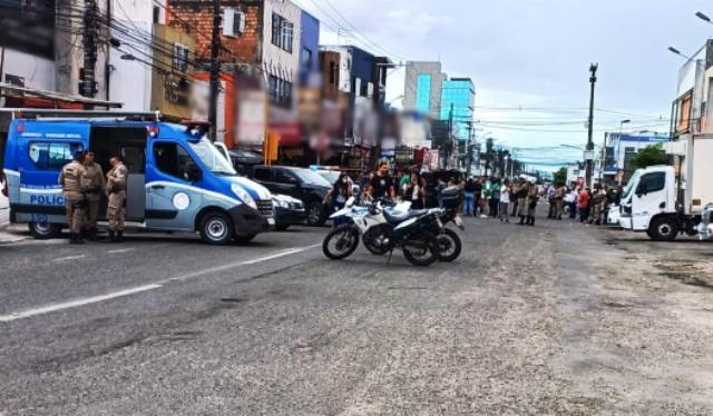 Operação na Comandante Almiro_ Rodoviária_ Foto Paulo José Acorda Cidade