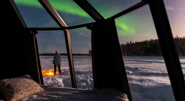 Aurora Boreal na Filândia
