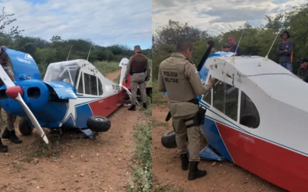 Pouso forçado de monomotor em Casa Nova