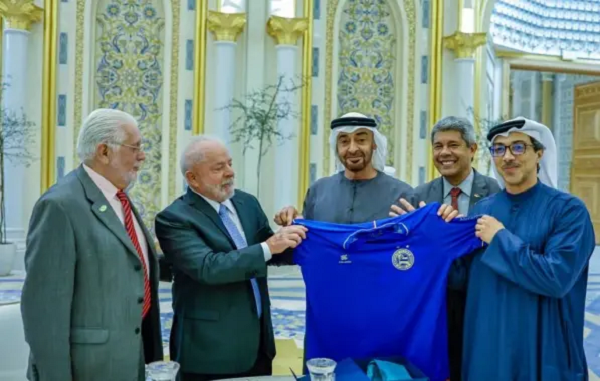 Lula e Jerônimo em Abu Dhabi