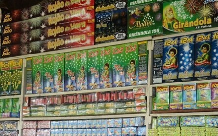 Fogos de artifícios proibidos