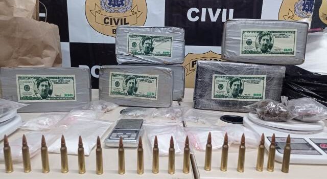 Apreensão de drogas para a Micareta
