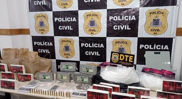 Apreensão de drogas para a Micareta