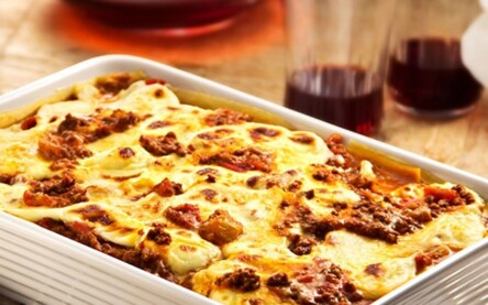 Lasanha com requeijão cremoso