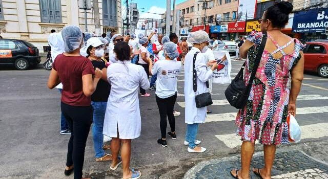 Manifestação trabalhadores da saúde_ Foto Paulo José Acorda Cidade