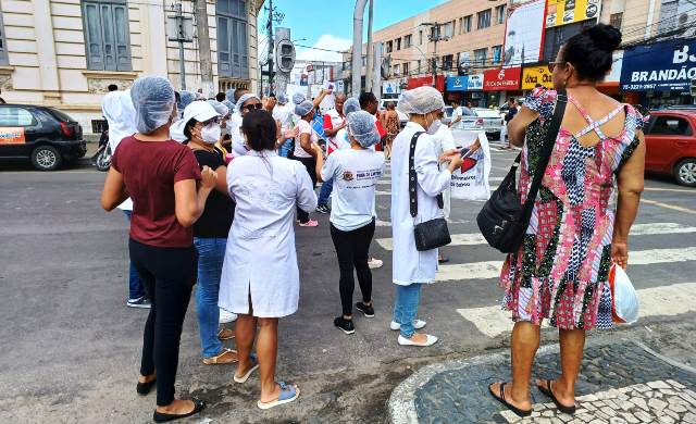 Manifestação trabalhadores da saúde_ Foto Paulo José Acorda Cidade