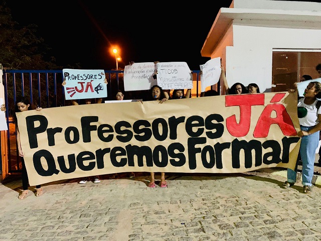 Manifestação na Uneb