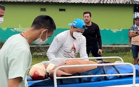 Ataque em terras indígenas