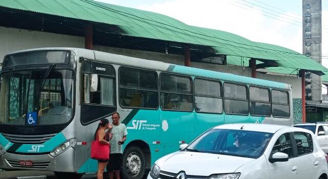 ônibus empresa rosa