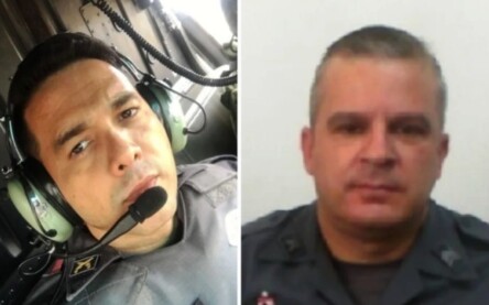 Capitão Josias Justi e sargento Roberto da Silva | Foto: Reprodução