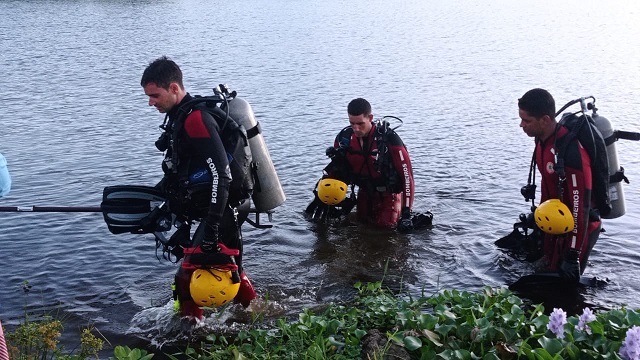 Buscas por adolescente no Rio Jacuípe