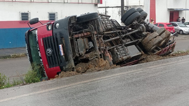 Acidente no bairro Sobradinho