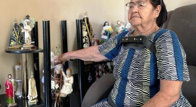 Dona Dadá mãe do médico Antônio Fábio Teixeira_ Foto Arquivo Pessoal