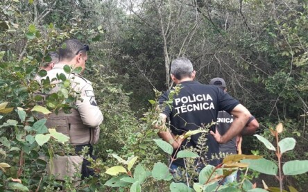 Corpo encontrado em matagal