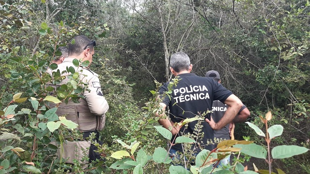 Corpo encontrado em matagal