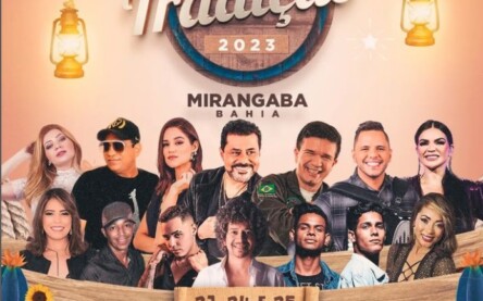 Veja as atrações do São João de Mirangaba