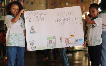 Estudantes da rede municipal_ Foto Milena Brandão