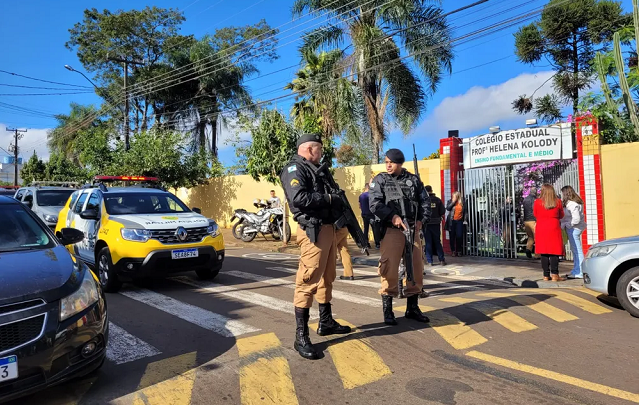 Ataque a escola no Paraná_ Foto Divulgação Polícia Civil