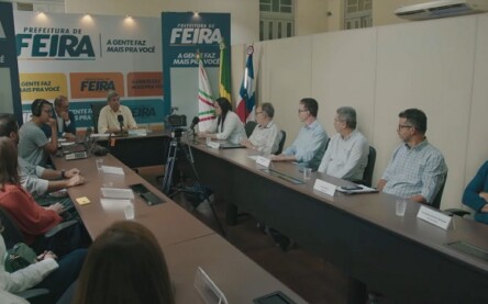 Reunião do prefeito Colbert Martins