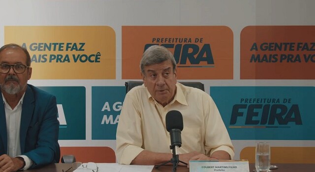 Reunião do prefeito Colbert Martins
