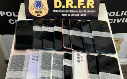 Celulares apreendidos