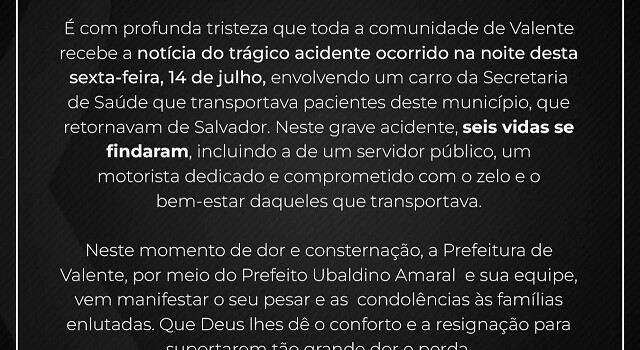Acidente na BR-116 Norte