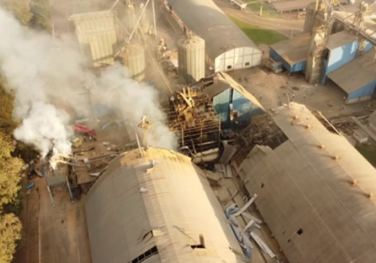 Sobe para 8 o número de mortos nas explosões em silo de cooperativa agroindustrial no Paraná