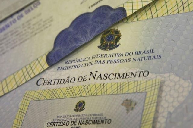 certidão de nascimento certidão de nascimento