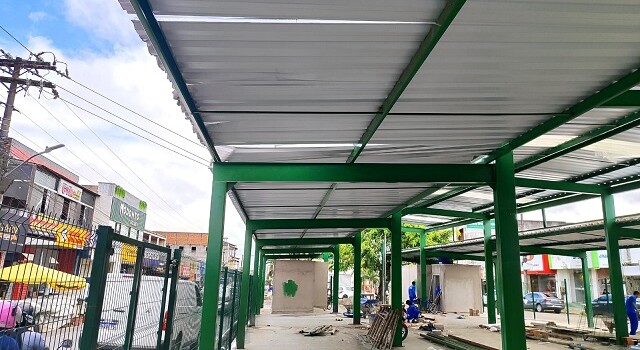 Cobertura da Praça do Tomba