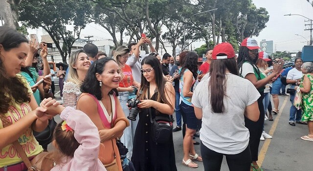 Cantata nas escadarias