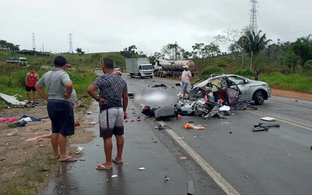 Acidente no Sul da Bahia