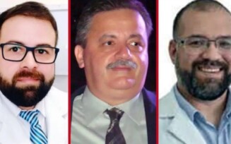 Médicos Diego Ralf Bomfim, Marcos de Andrade Corsato e Perseu Ribeiro Almeida