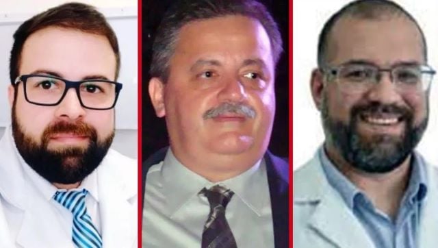 Médicos Diego Ralf Bomfim, Marcos de Andrade Corsato e Perseu Ribeiro Almeida