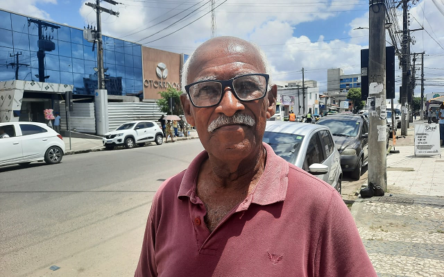 Rua Barão do Cotegipe, idoso Crispim