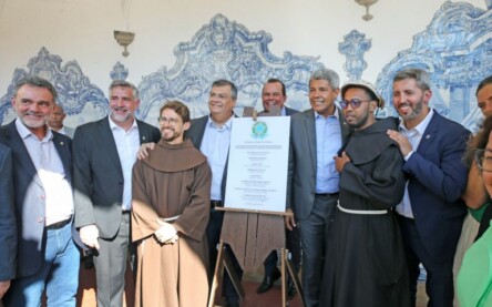 Flavio Dino e Jerônimo visitam Igreja de São Francisco