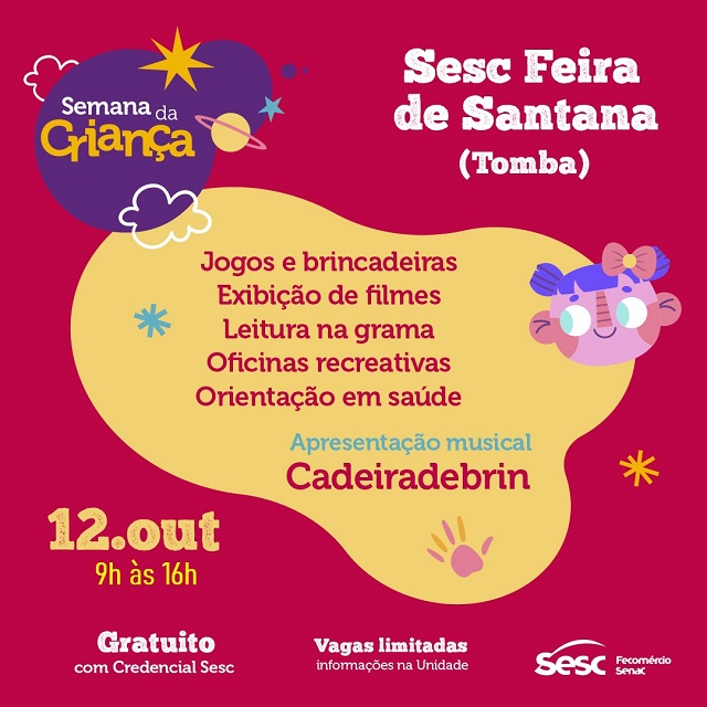 semana da crinaça evento sesc