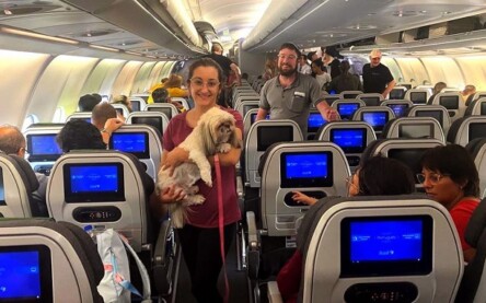 Brasileiros vindo de Israel no avião da Fab