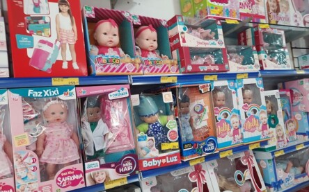 Comércio, vendas para o dia das crianças