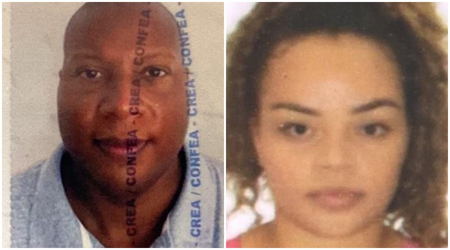 Tarciana Ingrid Lopes Ribeiro, 32 anos e Rafael do Espirito Santo Pereira, 34 anos.