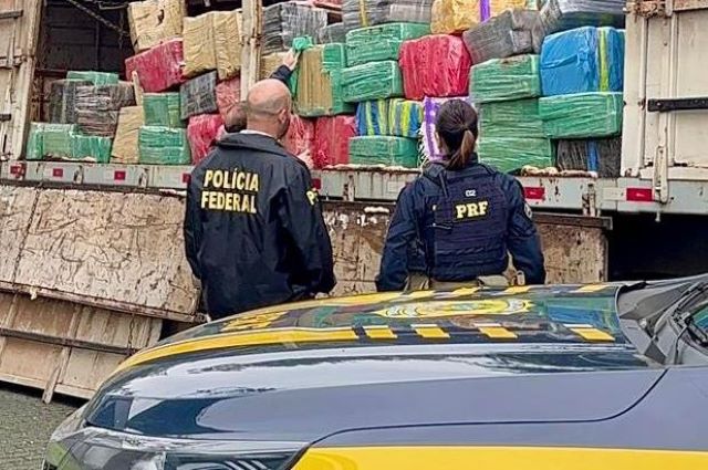 grande apreensão de maconha em Santa Catarina