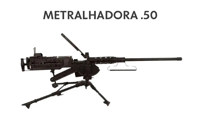 Metralhadora .50, de uso restrito das Forças Armadas — FotoArte